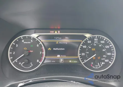 2025 Nissan Sentra Sr из США, поврежденный, VIN 3N1AB8DV3SY215953